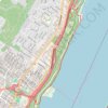 Palisades Shore Trail and Long Trail loop trail, distance, elevation, map, profile, GPS track