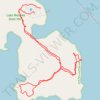 Lake Wateree State Park trail, distance, elevation, map, profile, GPS track