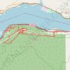CLIMB trails network in Cascade Locks, Oregon trail, distance, elevation, map, profile, GPS track