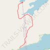 Gull Lakes Trail to Big Moose Lake Inlet trail, distance, elevation, map, profile, GPS track