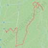 Track 002 trail, distance, elevation, map, profile, GPS track