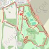 Nowton Park Trails trail, distance, elevation, map, profile, GPS track