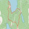 Acadia loop hike via Pemetic Mountain, Bubble Pond, Eagle Lake, Conners Nubble and North Bubble trail, distance, elevation, map, profile, GPS track