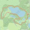 Crosby Lake Loop via Lake Trail and Tamarack Trail trail, distance, elevation, map, profile, GPS track