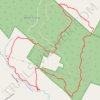 Webb Forest Trail, Wolf Tree, Bunker and Cocoa trails loop trail, distance, elevation, map, profile, GPS track