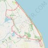 Norfolk Coast Path - Horsey to Winterton-on-Sea Loop trail, distance, elevation, map, profile, GPS track