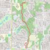 Bradford Creek Greenway trail, distance, elevation, map, profile, GPS track