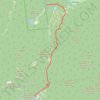 Avalanche Lake Ski trail, distance, elevation, map, profile, GPS track