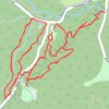 My Mountain, White Oak, Bridal and Deer Lick trails in Brecksville Reservation trail, distance, elevation, map, profile, GPS track