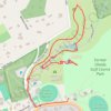 Former Olinda Golf Course Park trail, distance, elevation, map, profile, GPS track