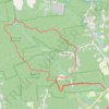 Canonchet Preserves hiking loop trails trail, distance, elevation, map, profile, GPS track