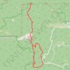 Big Basin Redwoods State Park - Creeping Forest, Middle Ridge, Ocean View Summit, Hihn Hammond trail, distance, elevation, map, profile, GPS track
