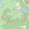 2025-06-14_11-30_Sat cheesequake in rain trail, distance, elevation, map, profile, GPS track